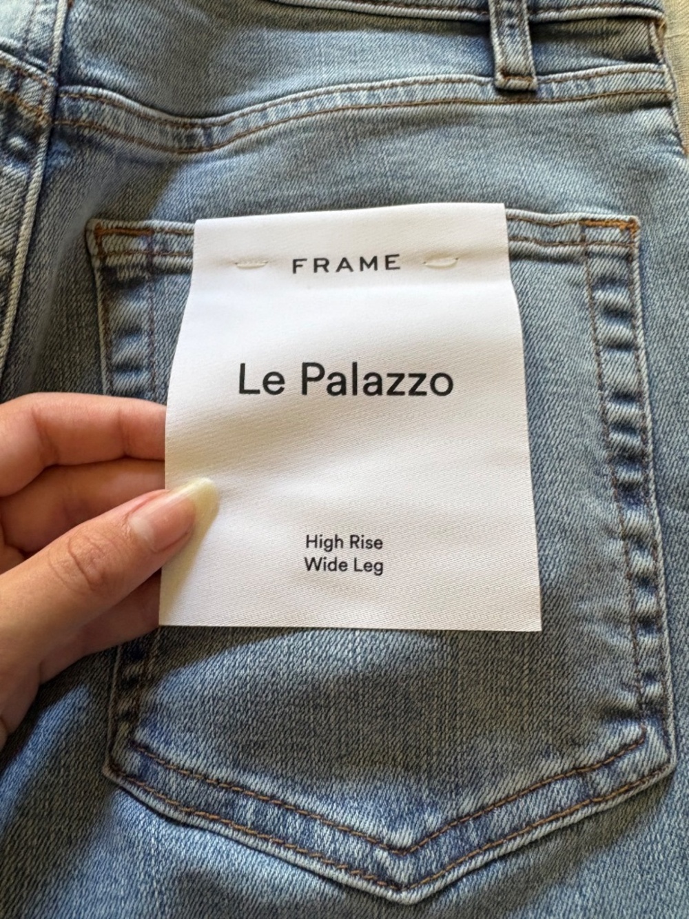 Frame Palazzo light crop jeans, Size 26, NWT - Picture 5 of 6